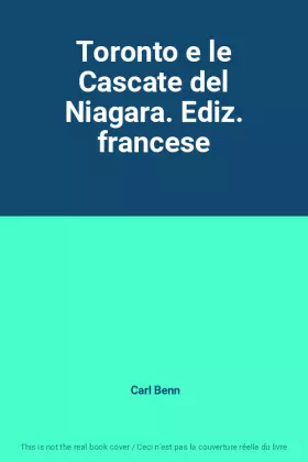 Couverture du produit · Toronto e le Cascate del Niagara. Ediz. francese