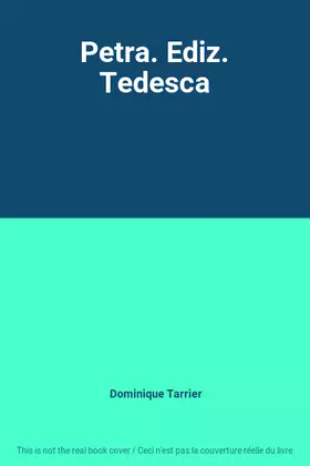 Couverture du produit · Petra. Ediz. Tedesca