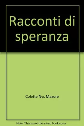 Couverture du produit · Racconti di speranza
