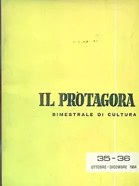 Couverture du produit · Il Protagora