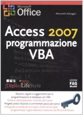 Couverture du produit · Access 2007 programmazione VBA