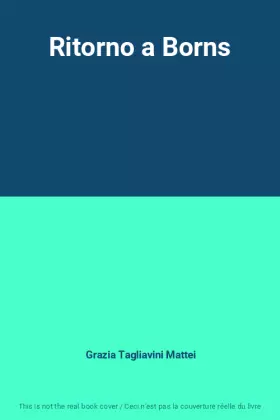 Couverture du produit · Ritorno a Borns