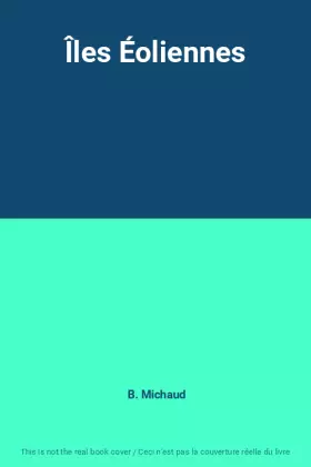 Couverture du produit · Îles Éoliennes