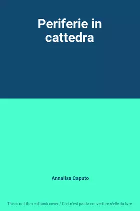 Couverture du produit · Periferie in cattedra