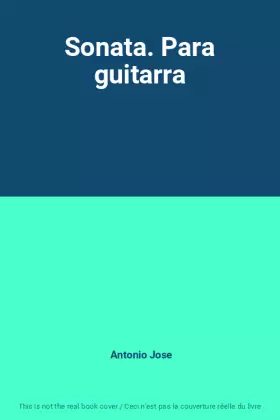 Couverture du produit · Sonata. Para guitarra
