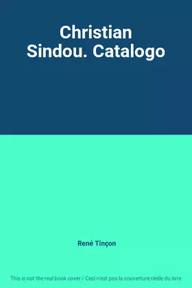 Couverture du produit · Christian Sindou. Catalogo