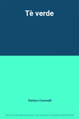 Couverture du produit · Tè verde