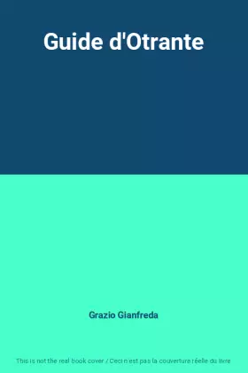 Couverture du produit · Guide d'Otrante