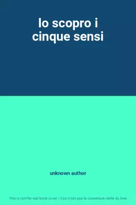 Couverture du produit · Io scopro i cinque sensi