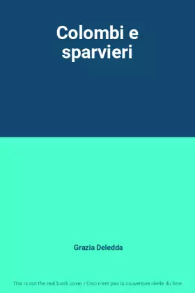 Couverture du produit · Colombi e sparvieri