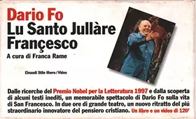 Couverture du produit · Santo jullàre Françesco. Con videocassetta