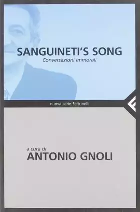 Couverture du produit · Sanguineti's song. Conversazioni immorali