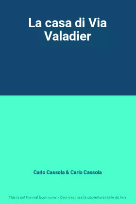 Couverture du produit · La casa di Via Valadier