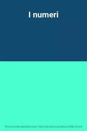 Couverture du produit · I numeri