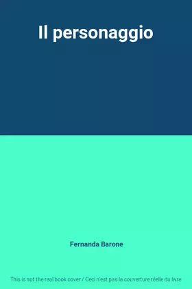 Couverture du produit · Il personaggio