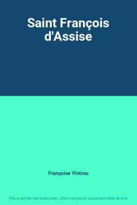 Couverture du produit · Saint François d'Assise