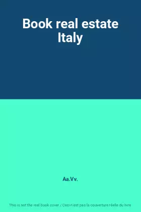 Couverture du produit · Book real estate Italy