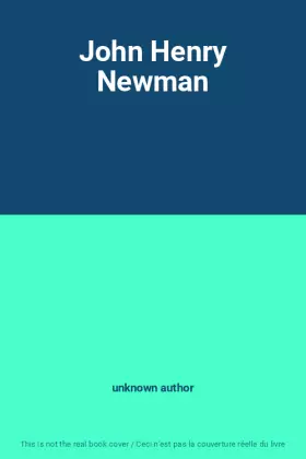 Couverture du produit · John Henry Newman