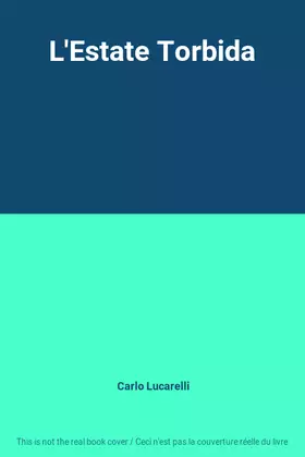 Couverture du produit · L'Estate Torbida