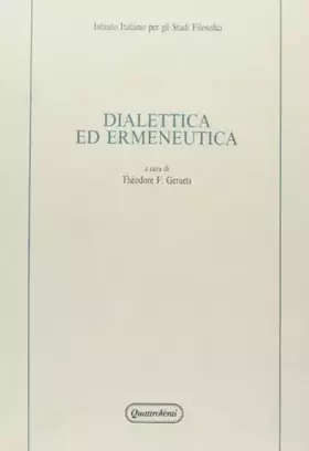 Couverture du produit · Dialettica ed ermeneutica