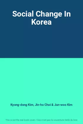 Couverture du produit · Social Change In Korea