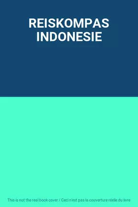 Couverture du produit · REISKOMPAS INDONESIE