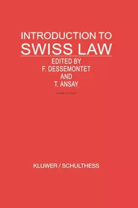 Couverture du produit · Introduction To Swiss Law- 3rd Edition