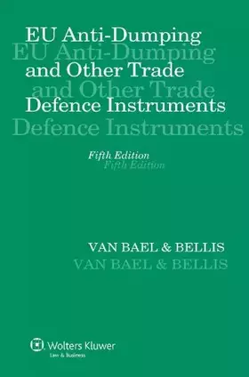 Couverture du produit · EU Anti-Dumping and Other Trade Defence Instruments