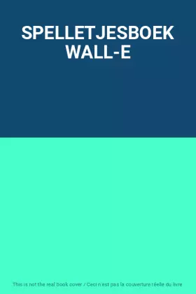 Couverture du produit · SPELLETJESBOEK WALL-E