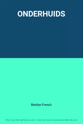 Couverture du produit · ONDERHUIDS