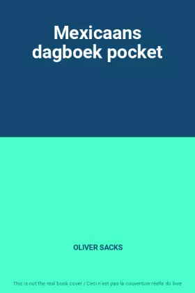 Couverture du produit · Mexicaans dagboek pocket