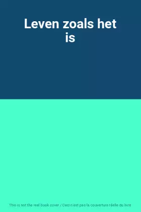 Couverture du produit · Leven zoals het is