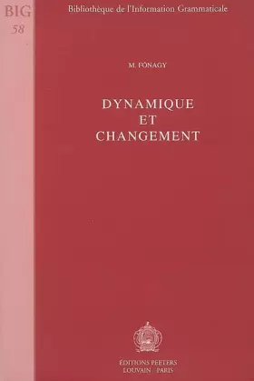 Couverture du produit · Dynamique et changement: 58