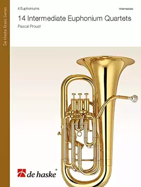 Couverture du produit · 14 intermediate euphonium quartets -partition+parties separees