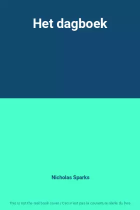 Couverture du produit · Het dagboek