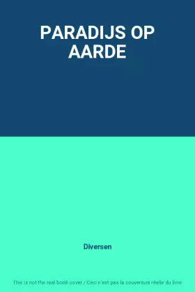 Couverture du produit · PARADIJS OP AARDE