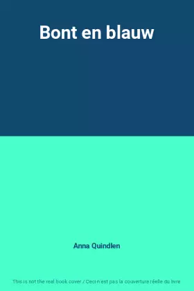 Couverture du produit · Bont en blauw