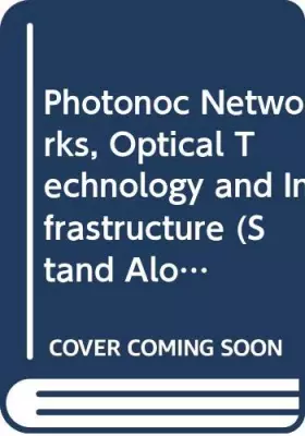 Couverture du produit · Photonoc Networks, Optical Technology and Infrastructure