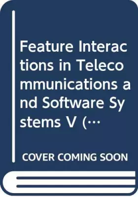 Couverture du produit · Feature Interactions in Telecommunications and Software Systems V