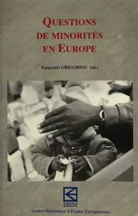 Couverture du produit · Questions de minorités en Europe