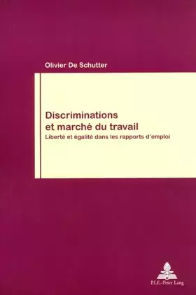 Couverture du produit · Discriminations et marche du travail