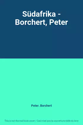 Couverture du produit · Südafrika - Borchert, Peter