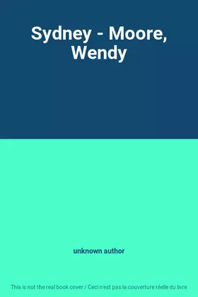 Couverture du produit · Sydney - Moore, Wendy