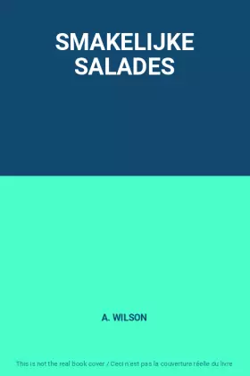 Couverture du produit · SMAKELIJKE SALADES