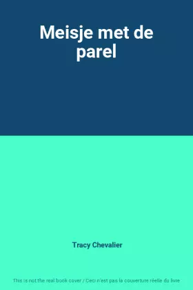 Couverture du produit · Meisje met de parel