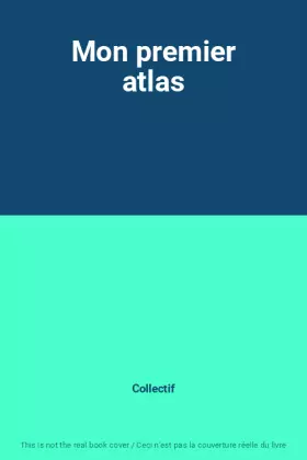 Couverture du produit · Mon premier atlas