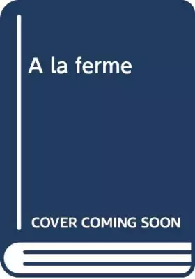 Couverture du produit · A la ferme mes premiers pt.mots