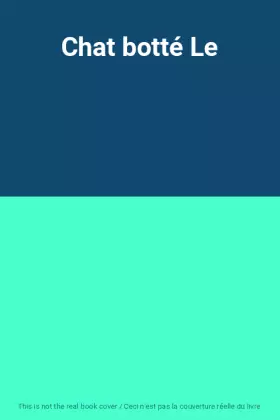 Couverture du produit · Chat botté Le