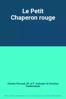 Couverture du produit · Le Petit Chaperon rouge