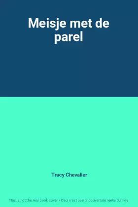 Couverture du produit · Meisje met de parel